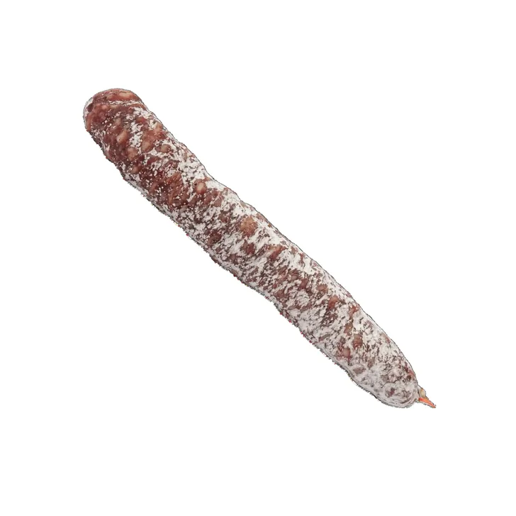 A bare Barou, the long, slim dry-cured sausage.